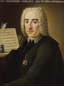 Portrait of Alessandro Scarlatti (1660-1725). Creator: Anonymous