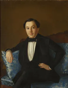 Portrait of Alexander Ageevich Abaza (1821-1895), End 1840s