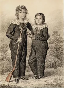 State Tretyakov Gallery Prints: Portrait of Alexander and Alexei Dondukov-Korsakov
