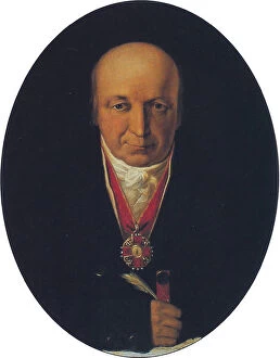 Explorers Collection: Portrait of Alexander Baranov, chief of the Russian-American Company