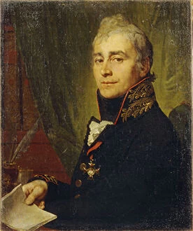Borovikovsky Collection: Portrait of Alexander Fedoseyevich Bestuzhev (1761-1810), 1806
