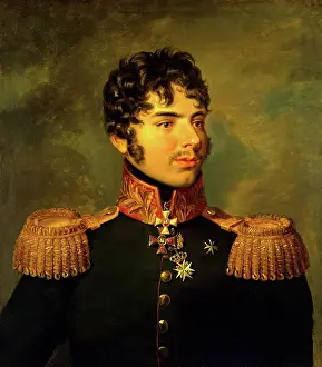 Braid Prints: Portrait of Alexander I. Kutaisov (1784-1812)