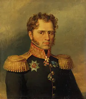 Portrait of Alexander I. Yushkov (1781 - after 1839), 1822. Creator: Workshop of George Dawe