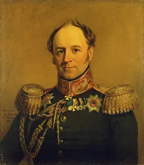 Cavalry Officer Prints: Portrait of Alexander Kh. von Benckendorf (1781-1844) (1st), 1822. Creator: George Dawe