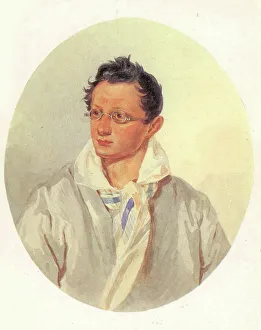 Portrait of Alexander Nikolayevich Raevsky (1795-1868), 1820s. Artist: Anonymous