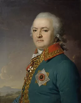 Borovikovsky Collection: Portrait of Alexander Vasilyevich Polikarpov (1753-1811), 1796