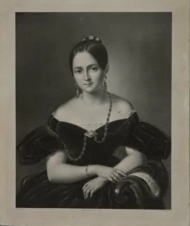 Portrait of Alexandra Smirnova-Rosset (1809-1882), 1830-1840s