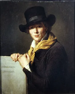 1796 Prints: Portrait of Alexandre Lenoir (1761-1839), 1796. Creator: Bouliard