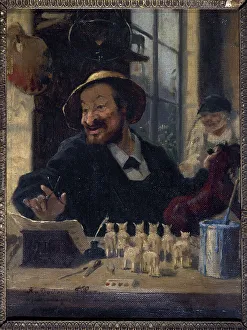 Scissors Prints: Portrait of Alexandre Schanne (1823-1887)