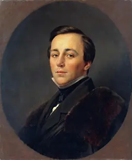 Franz Prints: Portrait of Alexei Bobrinsky, 1850. Creator: Franz Kruger