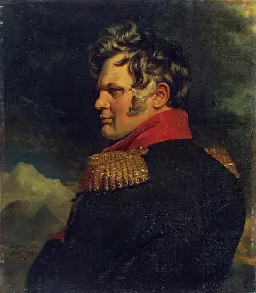 Exile Prints: Portrait of Alexei P. Yermolov (1772/77-1861), 1824. Creator: George Dawe