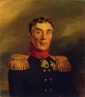 Aleksey Prints: Portrait of Alexey A. Arakcheyev (1769-1834), 1824. Creator: George Dawe