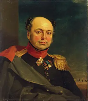 Aleksey Prints: Portrait of Alexey V. Voyeykov (1778-1825), 1822. Creator: George Dawe