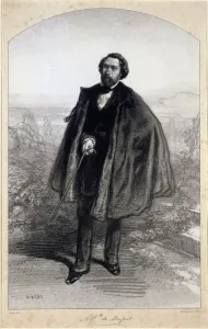 Portrait of Alfred de Musset (1810-1857)