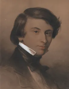 Achille 1800 1857 Prints: Portrait of Alfred-Victor, Comte de Vigny (1797-1863), ca 1825
