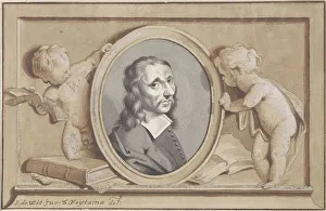 Art History Prints: Portrait of Allaert van Everdingen, 1704-1758. Creator: Sybrand Feitama