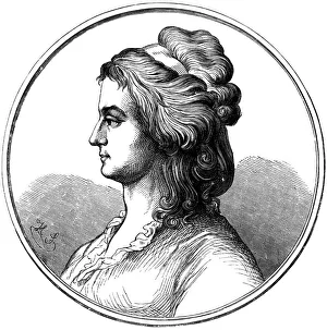 Lange Prints: Portrait of Aloysia Lange, nee Weber (1760-1839)