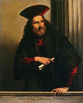 1640 Prints: Portrait of Aloysio Garzoni, 1640. Creator: Pietro della Vecchia