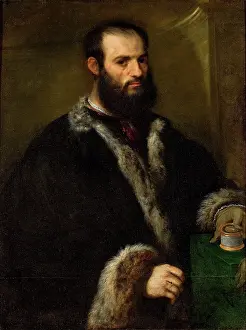Paris 1500 1571 Prints: Portrait of Alvise Contarini, 1525-1550. Creator: Bordone, Paris (1500-1571)