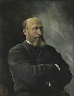 Alexander Prints: Portrait of A.M. Butlerov, 1887. Creator: Antonina Rzhevskaya