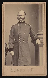 Ambrose Everett Burnside Gallery: Portrait of Ambrose Everett Burnside (1824-1881), Circa 1860s