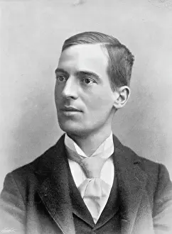 Board Game Prints: Portrait of the American chess player HN Pillsbury, 1896. Creator: George Bradshaw