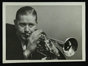 Davison Prints: Portrait of American cornet player Wild Bill Davison, c1950s. Artist: Denis Williams