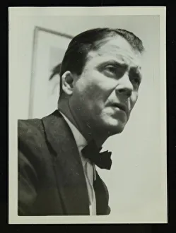 Eddie Prints: Portrait of American guitarist an banjo player Eddie Condon, 1950s