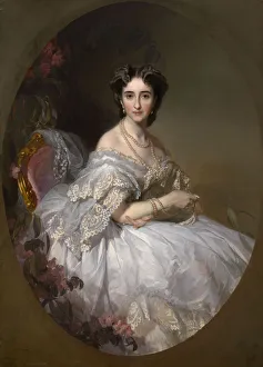 Ushakov Prints: Portrait of Anastasia Ushakova