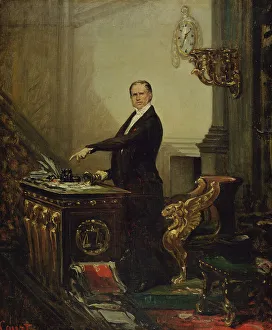 Canvasmaterial Prints: Portrait of Andre Dupin (1783-1865)