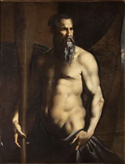 Bronzino Prints: Portrait of Andrea Doria as a Sea God, 1540s. Creator: Bronzino, Agnolo (1503-1572)
