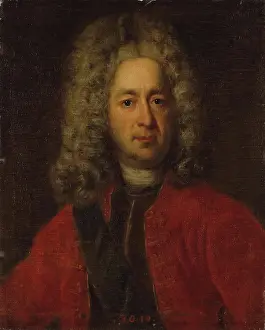 Andrei Prints: Portrait of Andrei Matveyev, 1715. Creator: Unknown