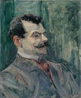 Andr And Xe9 Gallery: Portrait of AndreRivoire, ca 1901. Creator: Toulouse-Lautrec, Henri, de (1864-1901)