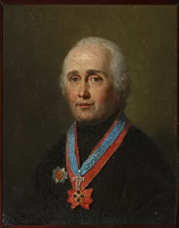 Borovikovsky Collection: Portrait of Andrey Afanasyevich Samborsky (1732-1815)