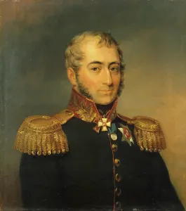 Braid Prints: Portrait of Andrey P. Zass (1753-1816) (1st)), 1824. Creator: George Dawe