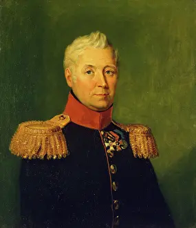 Workshop Of Prints: Portrait of Andrey T. Maslov (1770-1828), 1824. Creator: Workshop of George Dawe