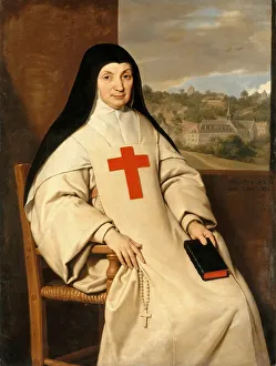 Philippe Prints: Portrait of Angélique Arnauld (1591-1661)