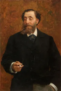 Levi Prints: Portrait of Angelo Levi, 1886. Creator: Favretto; Giacomo (1849-1887)