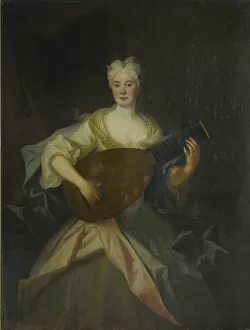 Augustus Ii Collection: Portrait of Anna Constantia, Countess of Cosel (1680-1765), nee von Brockdorff