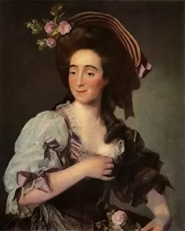 Dimitri Grigorievich Levitsky Gallery: Portrait of Anna Davie Bernuzzi, 1782, (1965). Creator: Dmitry Levitsky