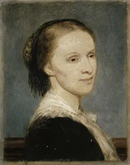 Beauty Prints: Portrait of Anna Elisabeth Burckhardt-Brenner, 1868-69. Creator: Arnold Bocklin