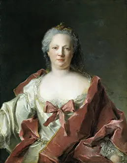 Nattier Prints: Portrait of Anna Elisabeth Leerse, 1749. Creator: Jean-Marc Nattier