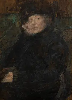 Suspicion Prints: Portrait of Anna Ginzberg, c1900. Creator: Olga Boznanska