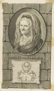 1796 Prints: Portrait of Anna Louisa Karsch (1722-1791)