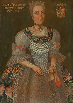 Rich Prints: Portrait of Anna Maria Horvath-Stancic de Gradez, 1749. Creator: Jan Gottlieb Kramer