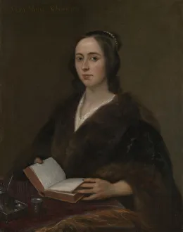 Portrait of Anna Maria van Schurman (1607-1678), 1649. Artist: Lievens, Jan (1607-1674) Portrait of Anna Maria van Schurman (1607-1678), 1649. Artist: Lievens, Jan (1607-1674)