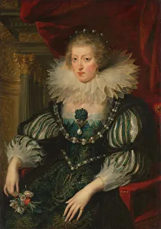 Austria Anne Of Prints: Portrait of Anne of Austria (1601-1666)