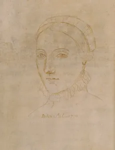 Portrait of Anne Hathaway (1555 / 6-1623), the wife of William Shakespeare, 1708