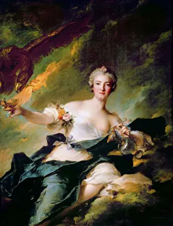 Nattier Prints: Portrait of Anne-Josephe Bonnier de La Mosson