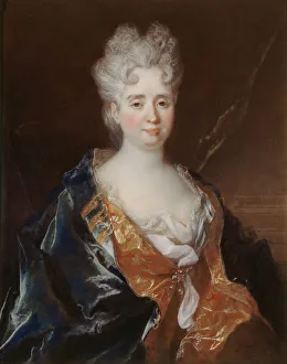 De 1656 1746 Prints: Portrait of Anne-Therese de Marguenat de Courcelles, marquise de Lambert, c